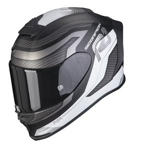 Integrální přilba na motorku SCORPION EXO-R1 EVO AIR VATIS černo-bílá - II. jakost