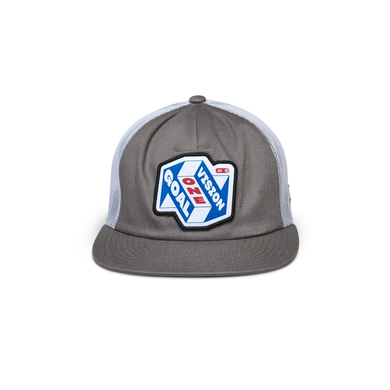 Kšiltovka Alpinestars That Way Trucker šedo-bílá