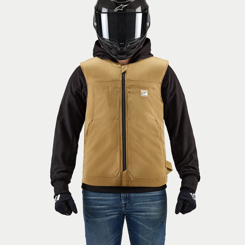 Airbagová vesta Alpinestars Tech-Air®3 V2 Canvas system béžová