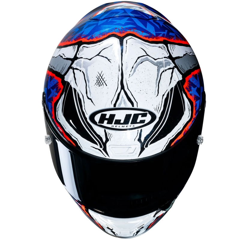 Integrální helma na motorku HJC RPHA 1 Garrett Gerloff Replica MC21 bílo-modro-červená