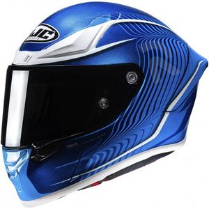 Integrální helma na motorku HJC RPHA 1 Lovis MC2 modro-bílo-černá