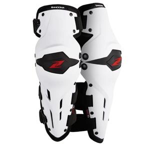 Kolenní chrániče na motorku Zandona X-Treme Kneeguard bílo-černé