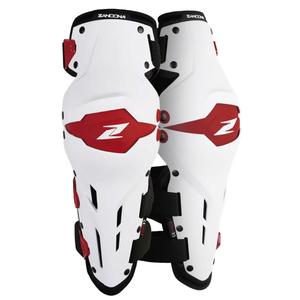 Kolenní chrániče na motorku Zandona X-Treme Kneeguard bílo-červené