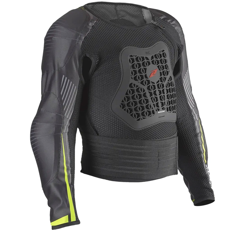 Dětský chránič těla Zandona Netcube Jacket X8 černo-fluo žlutý 136 - 150 cm