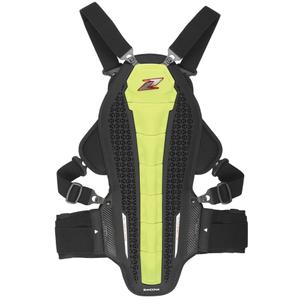 Chránič páteře a hrudníku Zandona Hybrid Armour X8 fluo žlutý 178 - 187 cm