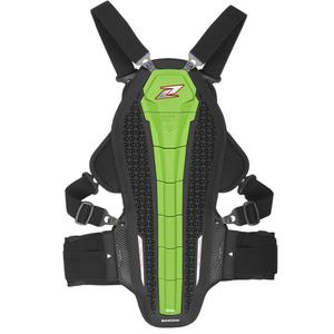 Chránič páteře a hrudníku Zandona Hybrid Armour X7 zelený 168 - 177 cm