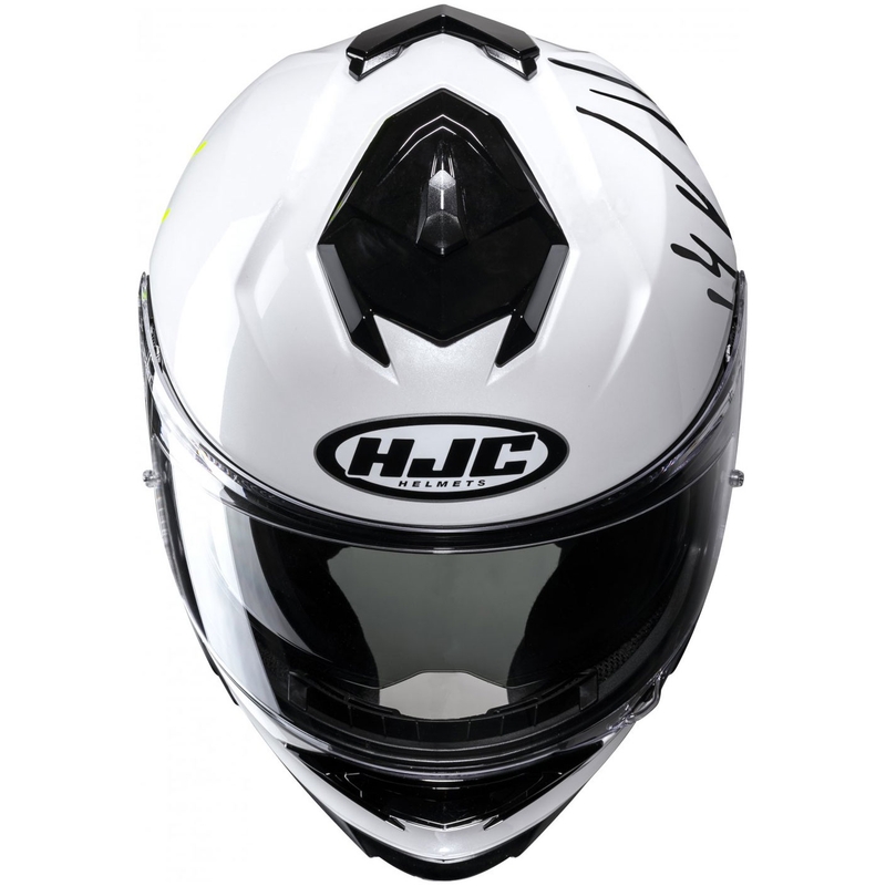 Integrální helma na motorku HJC i71 Celos MC3H bílo-černo-žlutá