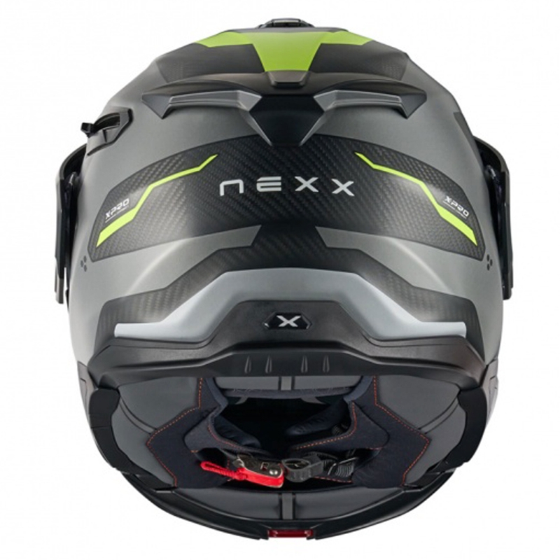 Výklopná helma na motorku Nexx X.Lifecountry Terra matná šedo-fluo žlutá