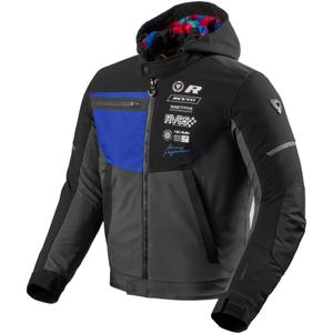 Bunda na motorku Revit Haste H2O černo-modrá