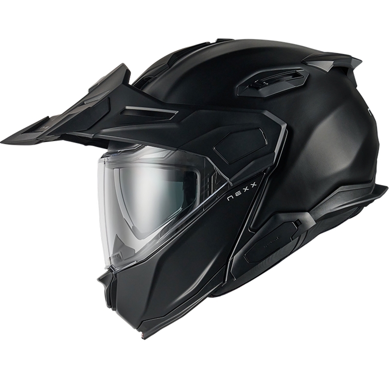 Výklopná helma na motorku Nexx X.Lifecountry Plain matná černá