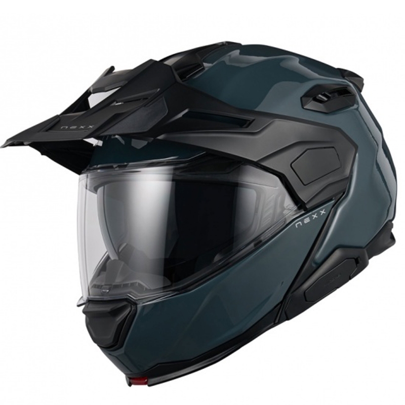 Výklopná helma na motorku Nexx X.Lifecountry Plain modrá