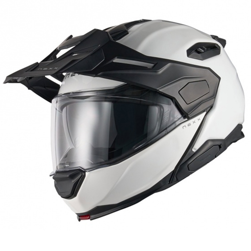 Výklopná helma na motorku Nexx X.Lifecountry Plain bílá