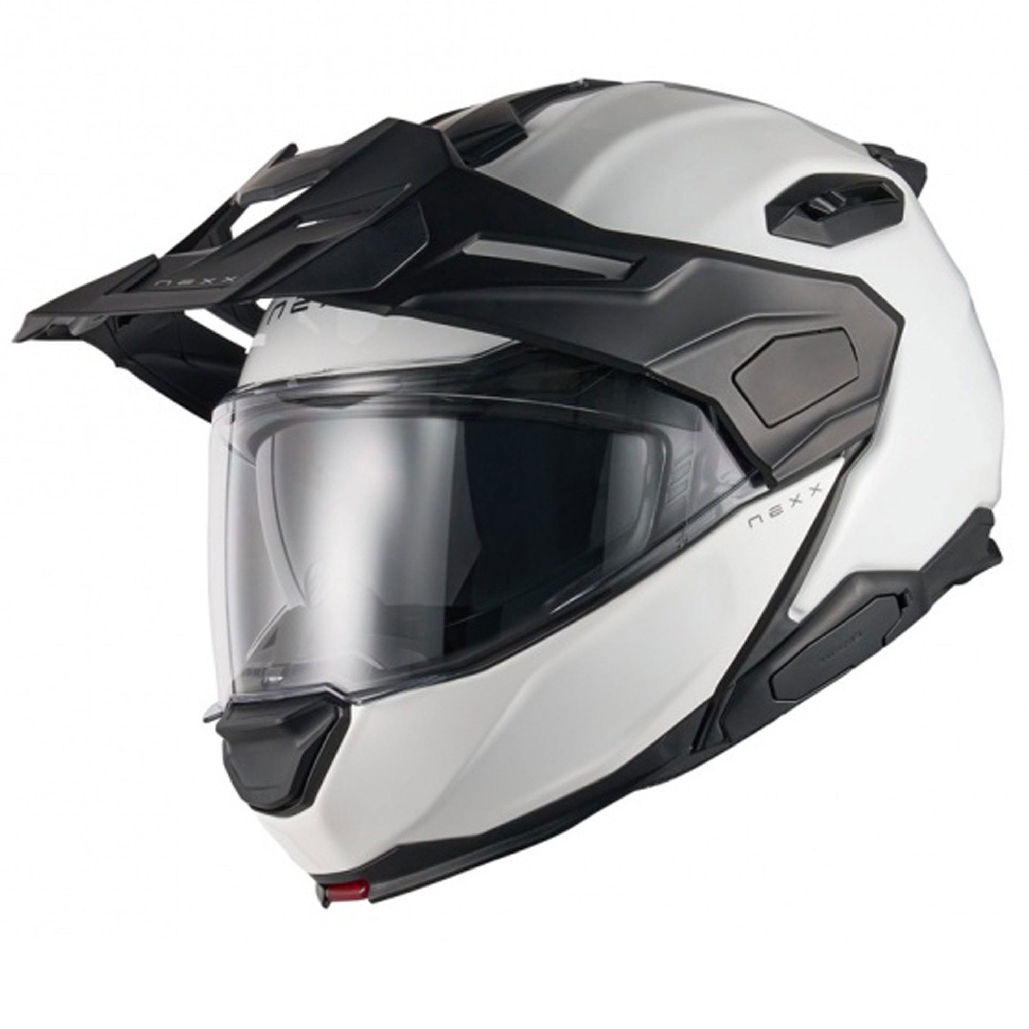 Výklopná helma na motorku Nexx X.Lifecountry Plain bílá Velikost: XS