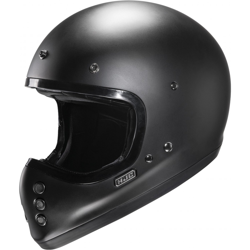 Integrální helma na motorku HJC V60 Solid semi flat černá