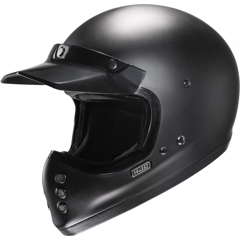 Integrální helma na motorku HJC V60 Solid semi flat černá