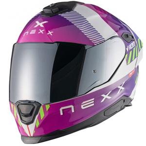 Integrální helma na motorku NEXX Y.100R Fade fialovo-bílá
