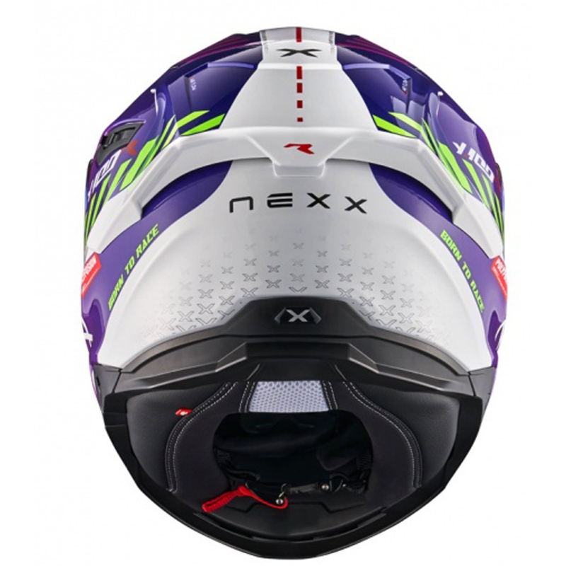 Integrální helma na motorku NEXX Y.100R Fade fialovo-bílá