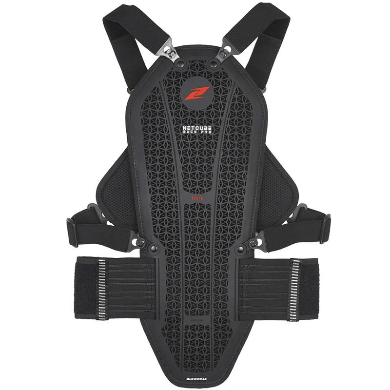 Dětský chránič páteře a hrudníku Zandona Netcube Armour X7 černý 121 - 135 cm