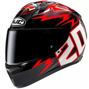 Integrální helma na motorku HJC C10 Diablo Mask MC1 černo-červeno-bílá
