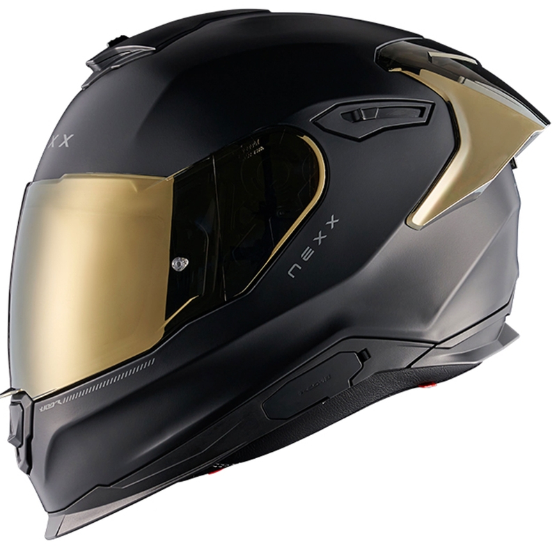 Integrální helma na motorku NEXX Y.100R Subsonic matná černo-zlatá