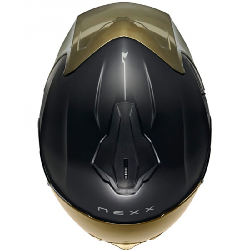 Integrální helma na motorku NEXX Y.100R Subsonic matná černo-zlatá