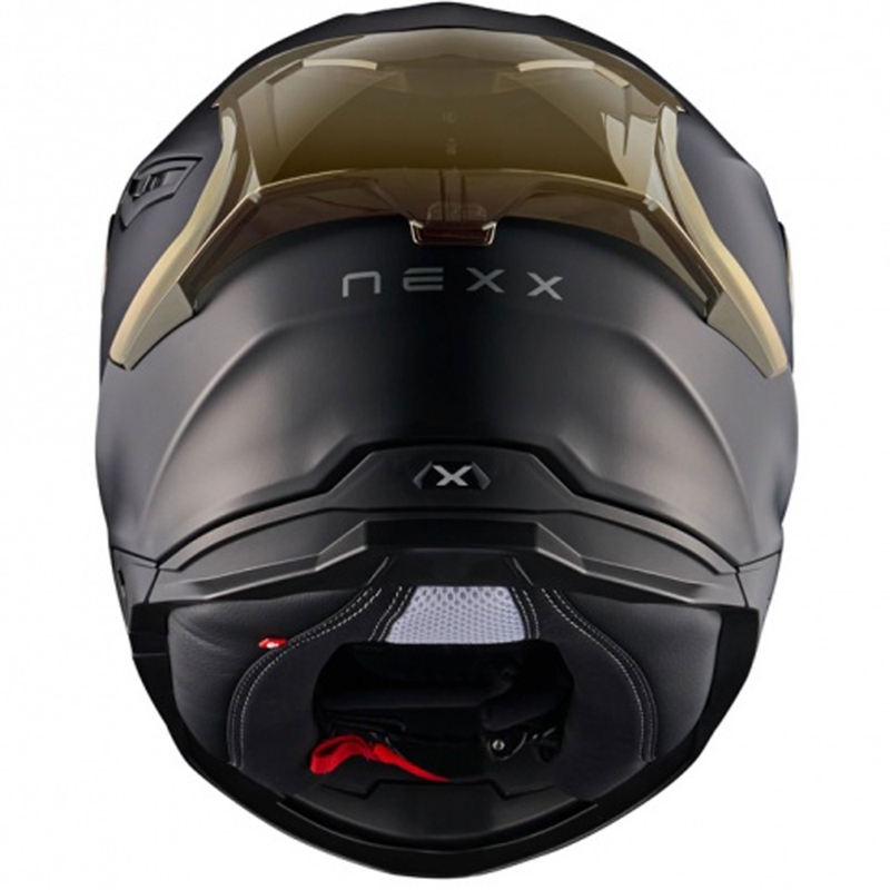 Integrální helma na motorku NEXX Y.100R Subsonic matná černo-zlatá