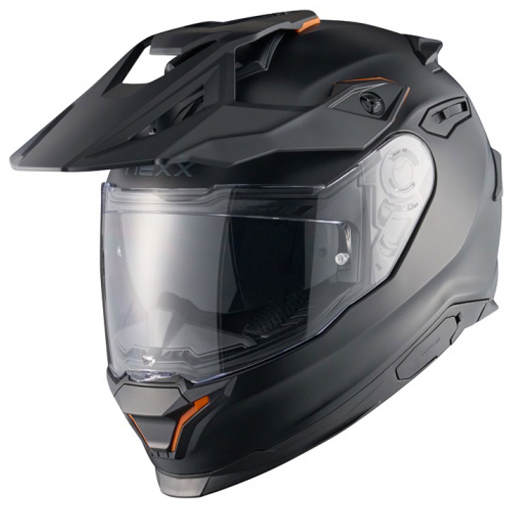 Enduro helma na motorku NEXX Y.TRAVL Plain matná černá Velikost: XS