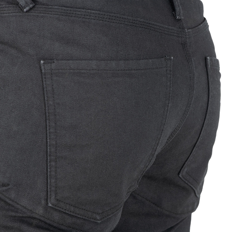 Džíny na motorku Oxford Original Approved AAA Slim Jeans černé