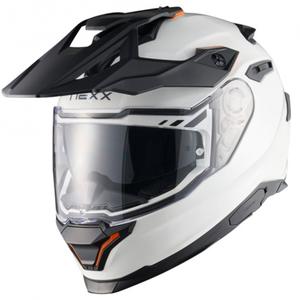 Enduro helma na motorku NEXX Y.TRAVL Plain bílá
