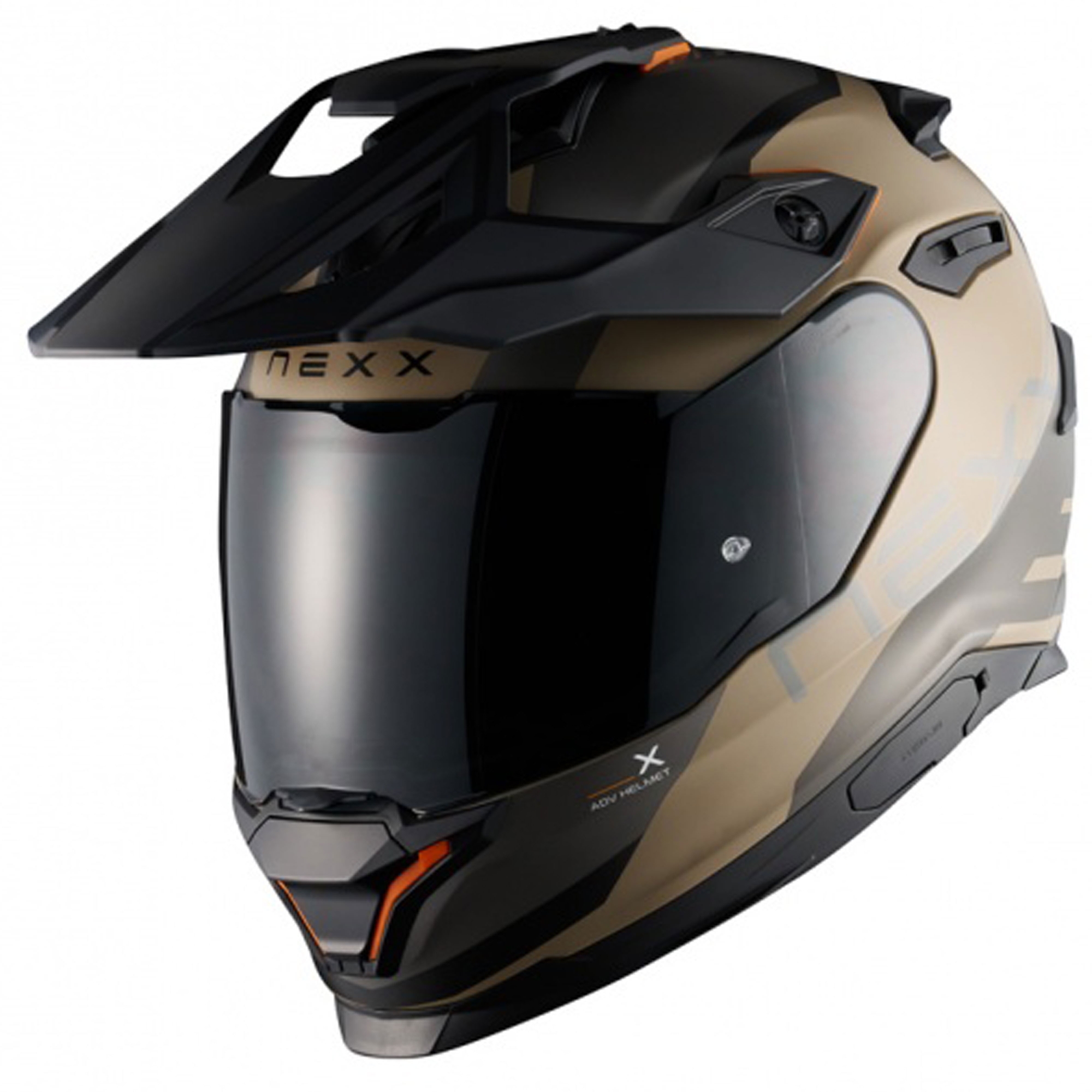 Enduro helma na motorku NEXX Y.TRAVL Quest matná pískovo-černá Velikost: XS