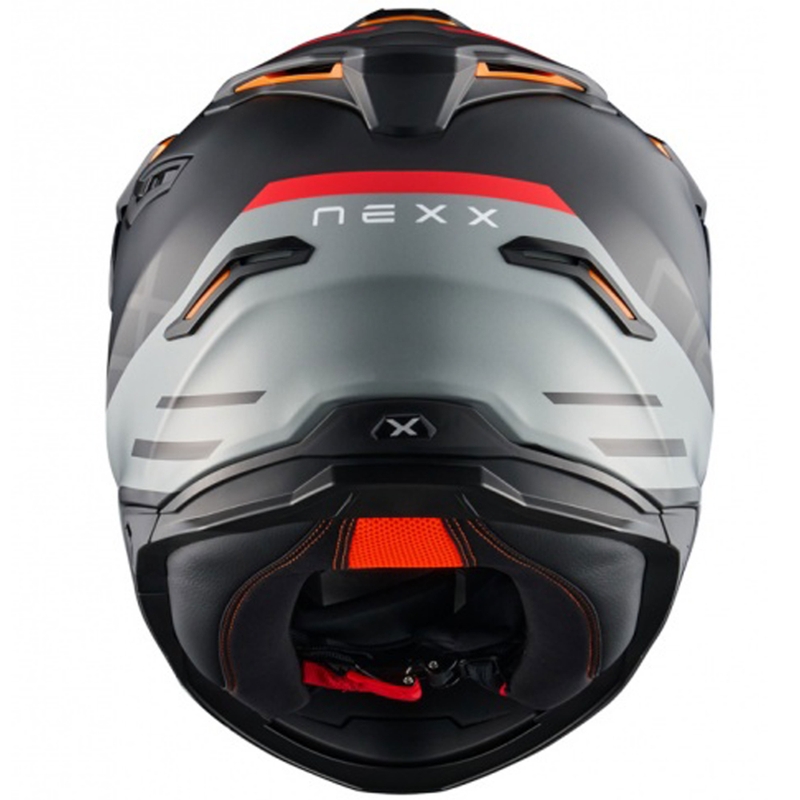 Enduro helma na motorku NEXX Y.TRAVL Quest matná černo-červená