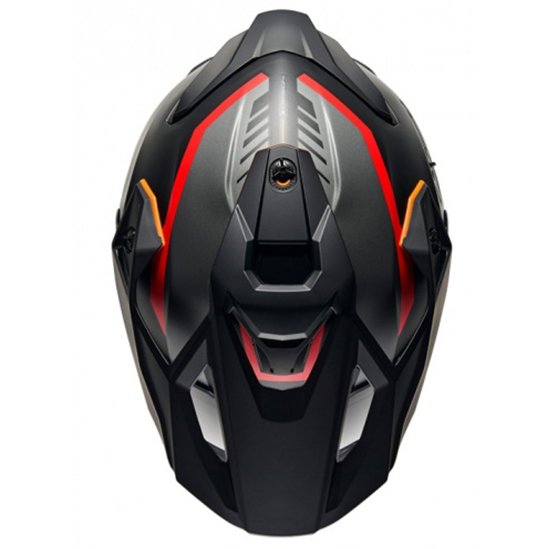 Enduro helma na motorku NEXX Y.TRAVL Quest matná černo-červená