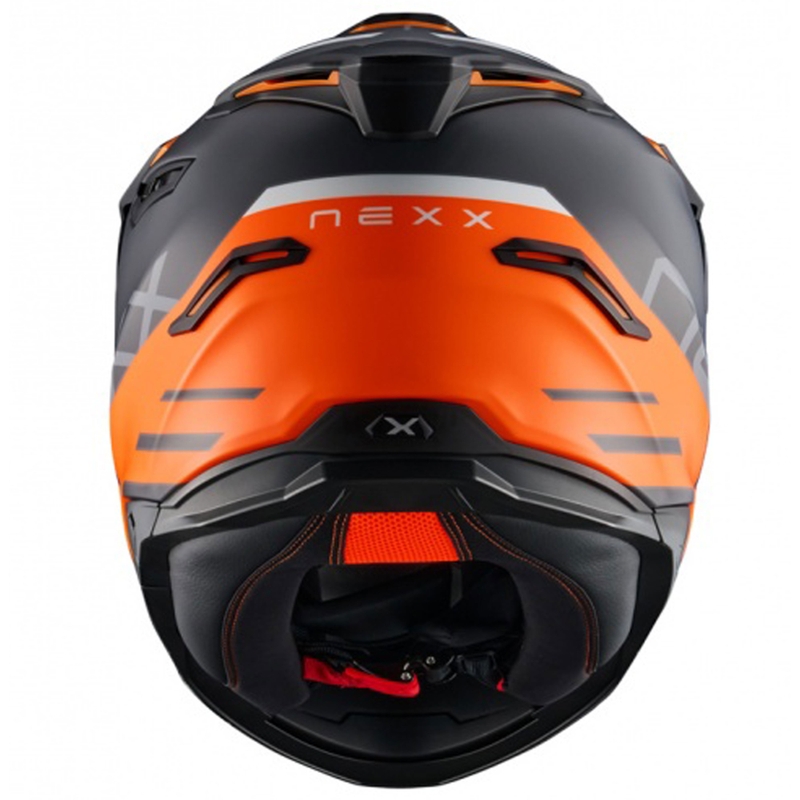 Enduro helma na motorku NEXX Y.TRAVL Quest matná oranžová