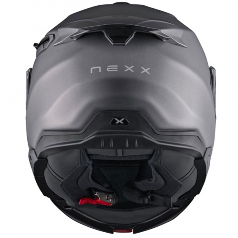 Vyklápěcí helma na motorku Nexx X.Lifetour Plain matná titanová