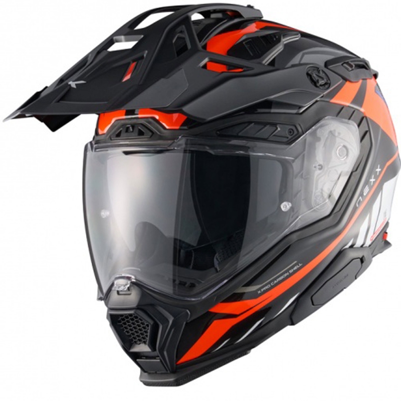 Enduro helma na motorku Nexx X.WED3 Gobi oranžovo-bílá výprodej
