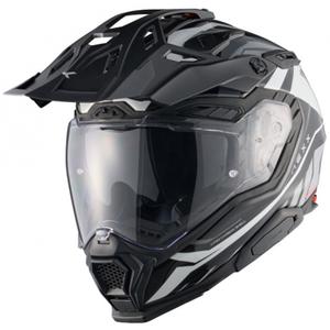 Enduro helma na motorku Nexx X.WED3 Gobi bílo-šedá