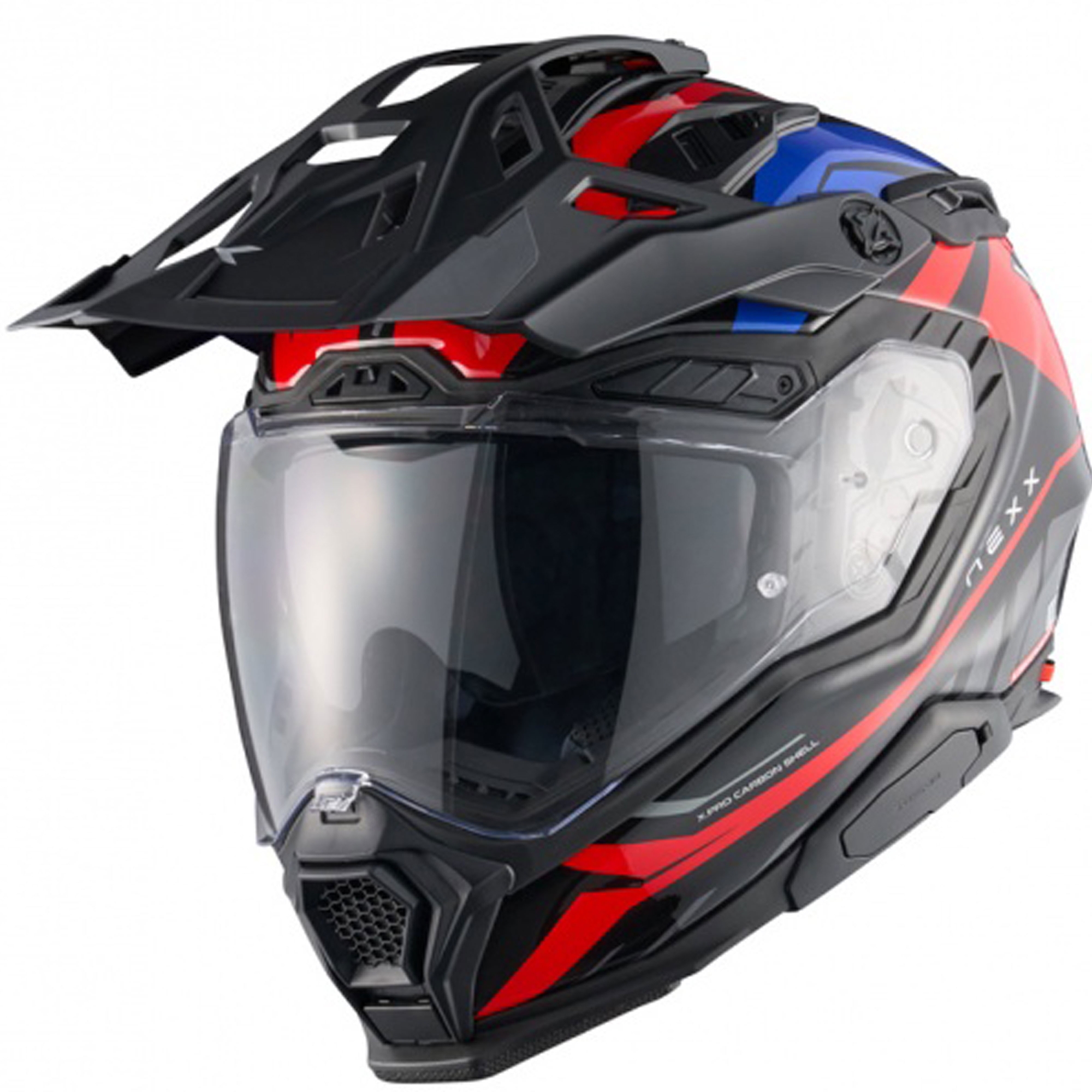 Enduro helma na motorku Nexx X.WED3 Gobi modro-červená Velikost: M