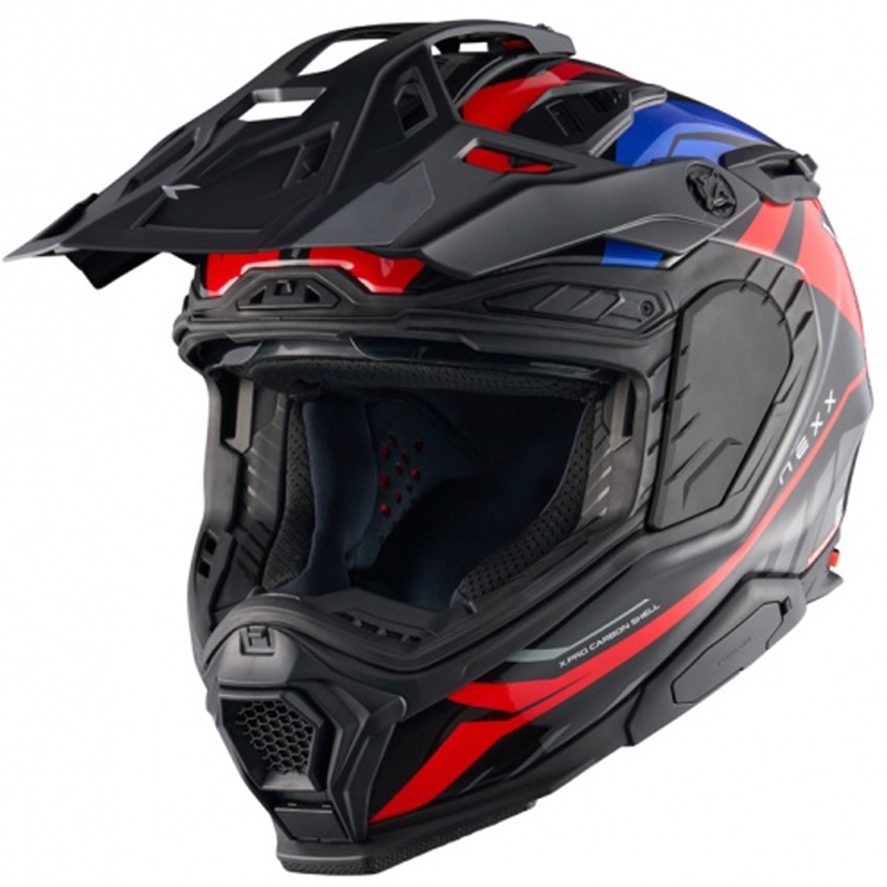 Enduro helma na motorku Nexx X.WED3 Gobi modro-červená