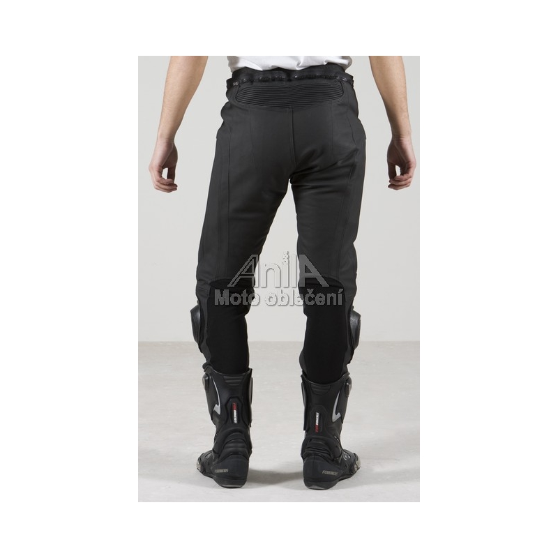 Kožené kalhoty na moto ForBikers-RACER ONE