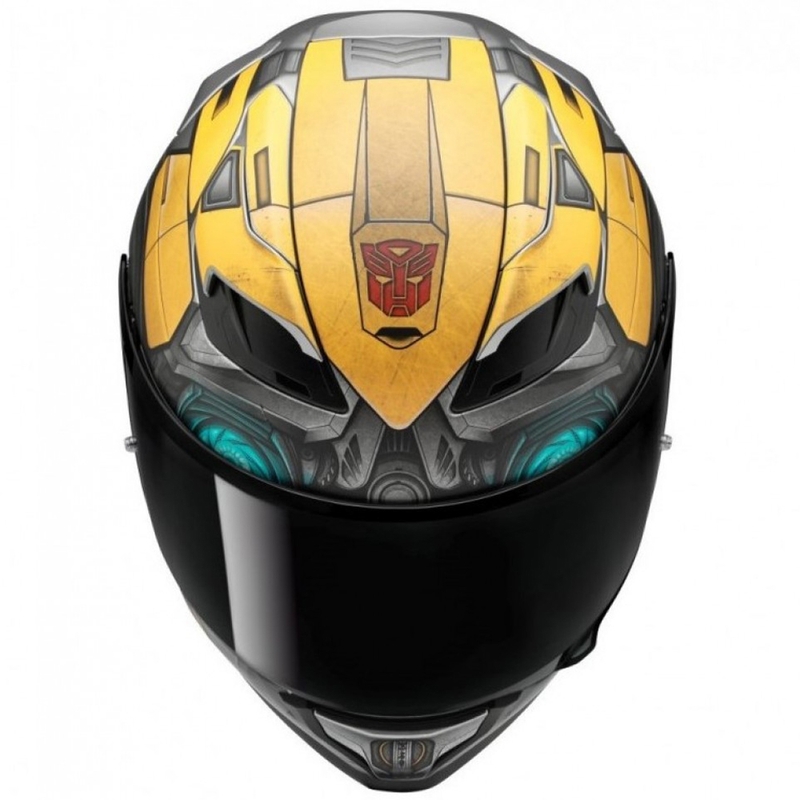 Integrální helma na motorku HJC F71 Bumblebee Hasbro MC3SF černo-šedo-žlutá