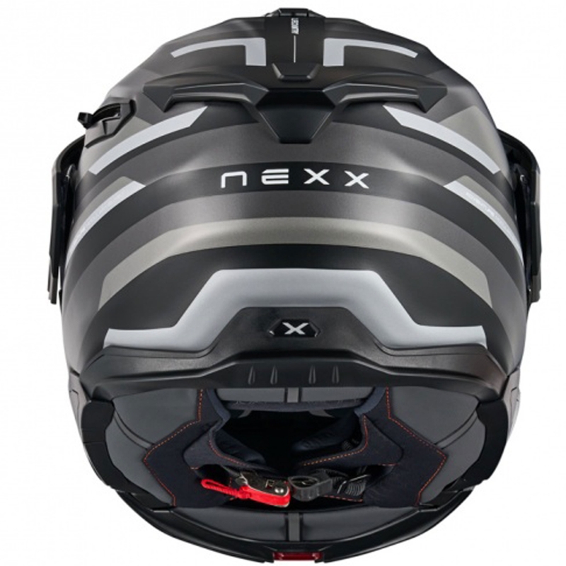 Výklopná helma na motorku Nexx X.Lifecountry Westbound matná černo-šedá