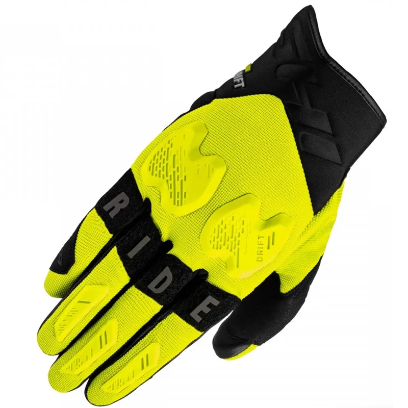 Rukavice na motorku Shima Drift fluo žluto-černé