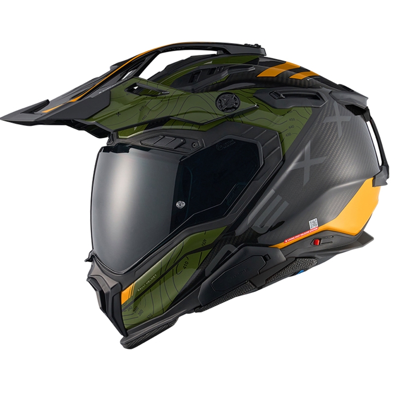 Enduro helma na motorku Nexx X.WED3 Furka zeleno-žlutá