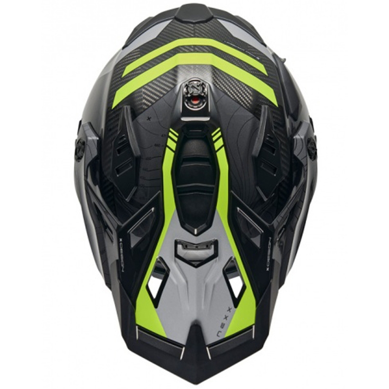 Enduro helma na motorku Nexx X.WED3 Furka šedo-fluo žlutá