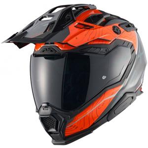 Enduro helma na motorku Nexx X.WED3 Furka oranžovo-šedá