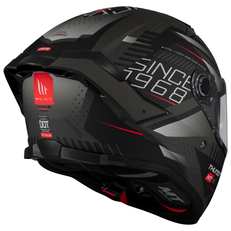 Integrální helma na motorku MT Thunder 4 SV Luminence matná černá