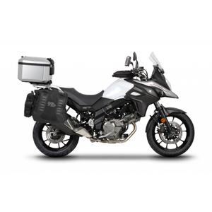 Kompletní sada sedlových brašen SHAD TERRA TR40 a hliníkového 48L topcase, včetně montážní sady SHAD SUZUKI DL 650 V-Strom