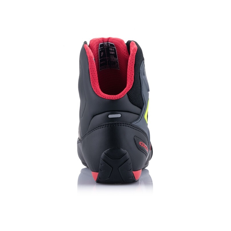 Boty na motorku Alpinestars Faster 3 Rideknit černo-červeno-fluo žluto-šedé