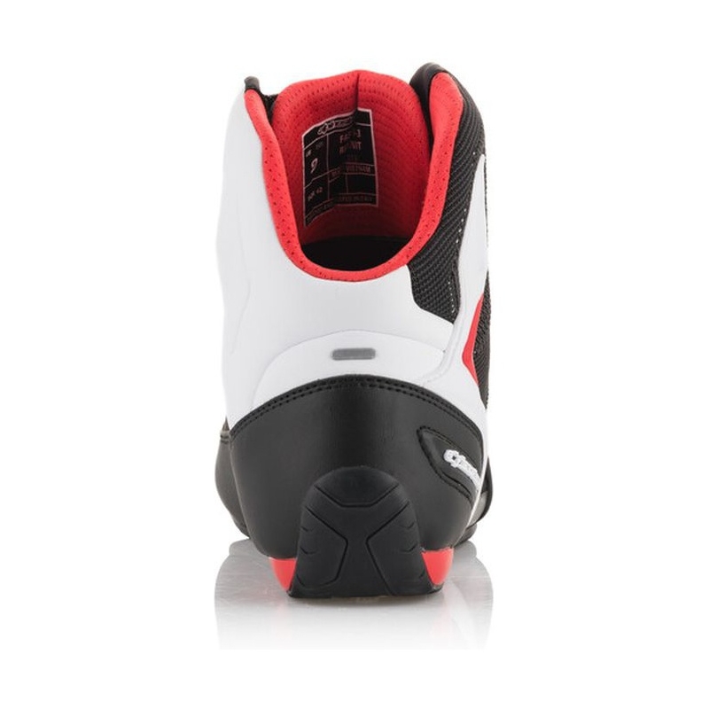 Boty na motorku Alpinestars Faster 3 Rideknit černo-bílo-červené