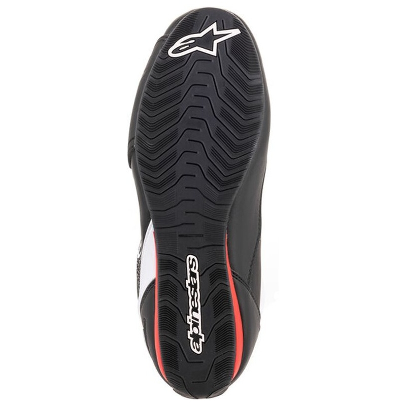 Boty na motorku Alpinestars Faster 3 Rideknit černo-bílo-červené